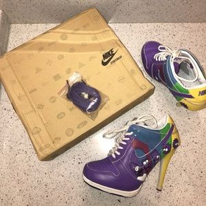 💯NIKE SB “heeled” dunk shoes.